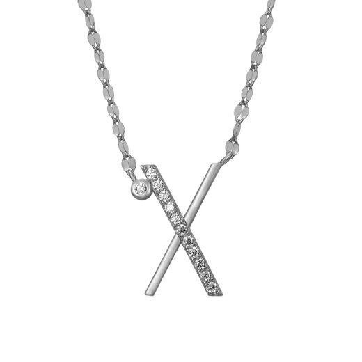 Colgante Plata Mujer 16mm COZ0345RHX Letra X Circonitas