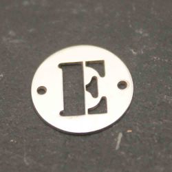 Colgante Entrepieza Plata Mujer MO00078RHE Letra E 12mm
