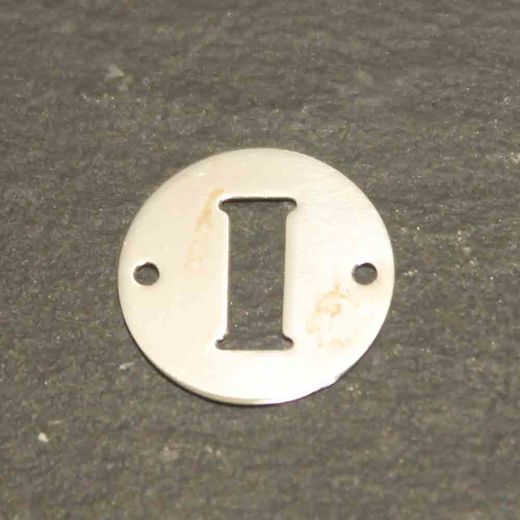Colgante Entrepieza Plata Mujer MO00078RHI Letra I 12mm