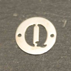 Colgante Entrepieza Plata Mujer MO00078RHQ Letra Q 12mm