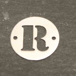Colgante Entrepieza Plata Mujer MO00078RHR Letra R 12mm