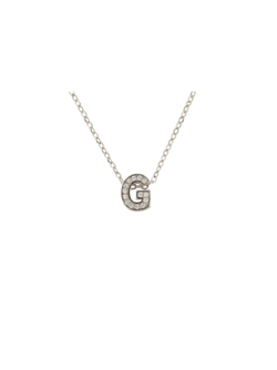 Colgante Plata Mujer PCOL3/G Letra G Circonitas