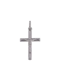 Colgante Plata Mujer PCRC9 Crucifijo En Brillo