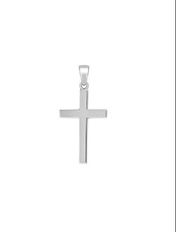 Colgante Plata Mujer PCRL7 Cruz En Brillo