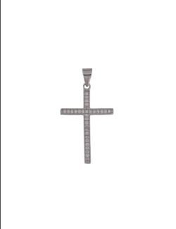 Colgante Plata Mujer PCRZ14 Cruz Circonitas