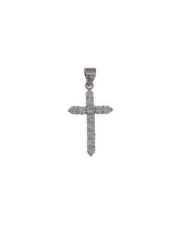 Colgante Plata Mujer PCRZ22 Cruz Circonitas