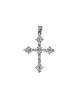 Colgante Plata Mujer PCRZ29 Cruz Circonitas