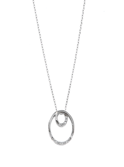 Colgante Plata Mujer PGAR680 Aros Circonitas