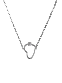 Colgante Plata Mujer PGAR803 Corazón Circonitas