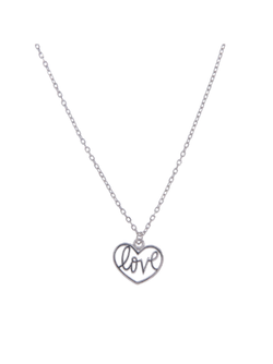 Colgante Plata Mujer PGAR832 Corazón C. Palabra LOVE