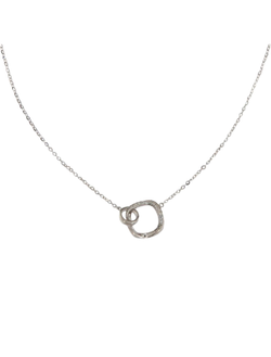 Colgante Plata Mujer PGAR868 Cuadrado Irregular