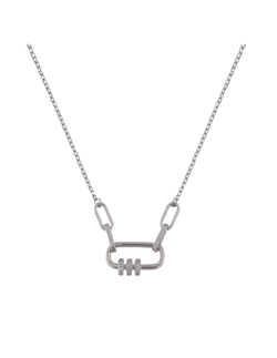 Colgante Plata Mujer PGAR894 Óvalos Unidos