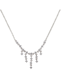 Colgante Plata Mujer PGAR897 Estrellas Polares Circonitas