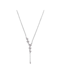 Colgante Plata Mujer PGAR900 Corazones Circonita