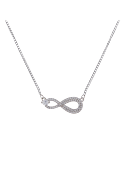 Colgante Plata Mujer PGAR923 Infinito Circonitas