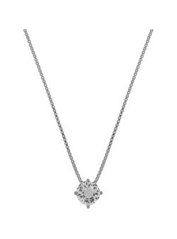 Colgante Plata Mujer PPRC4 Punto D. Luz Circonita Mediano