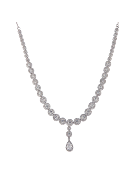 Colgante Plata Mujer PSET196/3 Circonitas