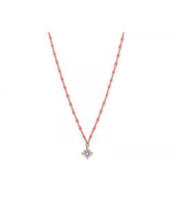 Colgante Plata Rosa Liska Mujer LAD8119CL-RR Cerámica Circonita