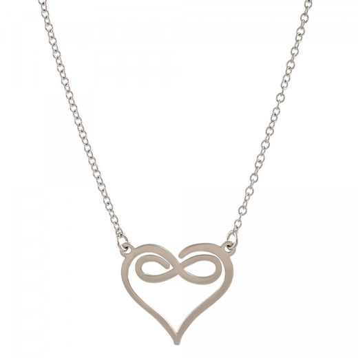 Colgante Plata Sovrani 40+5cm AVP057 Corazón Infinito