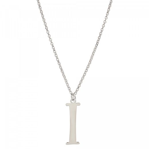 Colgante Plata Sovrani 40+5cm AVP088I Letra I