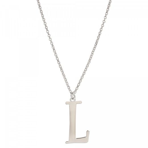 Penjoll Plata Sovrani 40+5cm AVP088L Lletra L