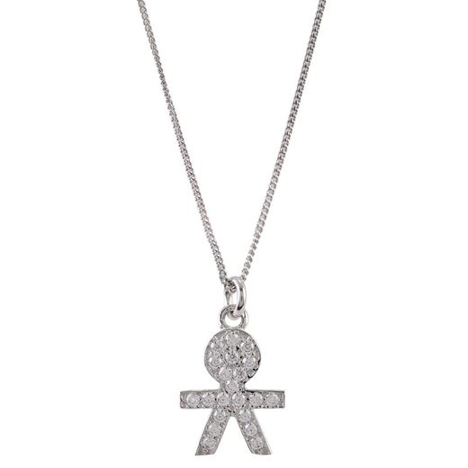 Colgante Plata Sovrani 40+5cm AVP228 Nińo Circonitas
