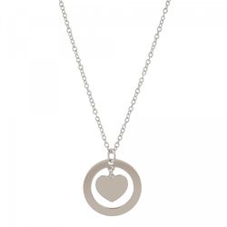 Colgante Plata Sovrani AVP079 Circulo Corazón