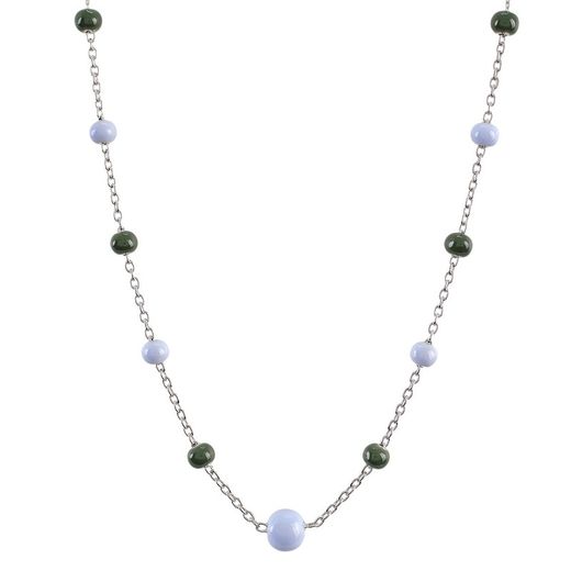 Colgante Plata Sovrani AVP280 Esmaltada Lila Verde