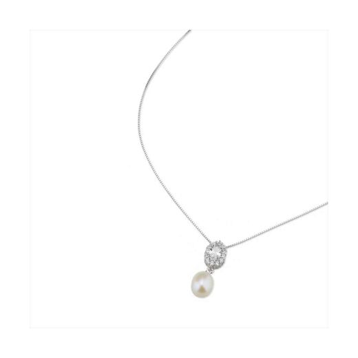 Colgante Plata Sovrani J10993 Perla C. Circonitas 46cm