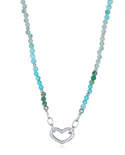 Colgante Plata Viceroy 13263C000-93 Corazón Piedras Cristal