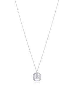 Colgante Plata Viceroy Mujer 13181C000-30B Letra B Con Circonitas