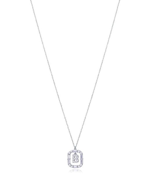 Colgante Plata Viceroy Mujer 13181C000-30B Letra B Con Circonitas