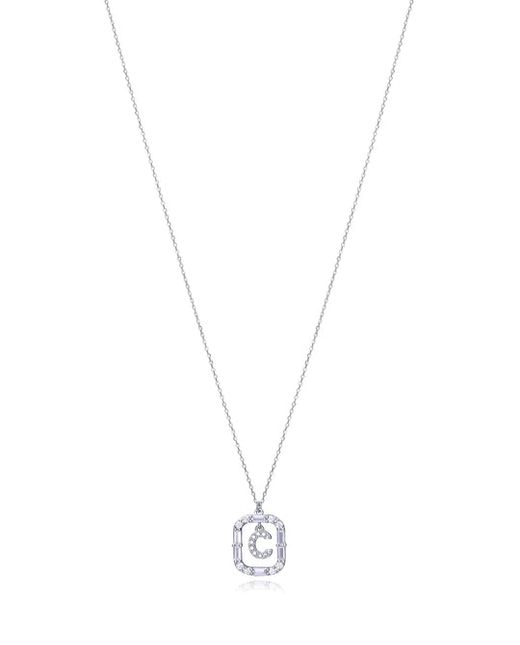 Colgante Plata Viceroy Mujer 13181C000-30C Letra C Con Circonitas