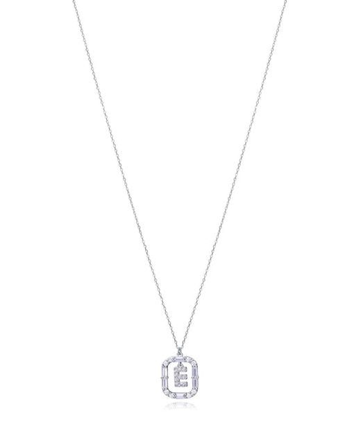 Colgante Plata Viceroy Mujer 13181C000-30E Letra E Con Circonitas