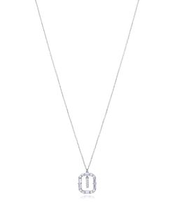 Colgante Plata Viceroy Mujer 13181C000-30I Letra I Con Circonitas
