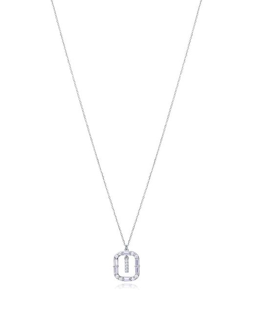 Colgante Plata Viceroy Mujer 13181C000-30I Letra I Con Circonitas