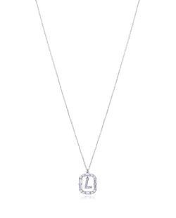Colgante Plata Viceroy Mujer 13181C000-30L Letra L Con Circonitas