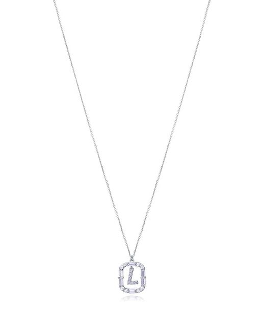 Colgante Plata Viceroy Mujer 13181C000-30L Letra L Con Circonitas