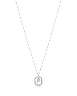 Colgante Plata Viceroy Mujer 13181C000-30P Letra P Con Circonitas