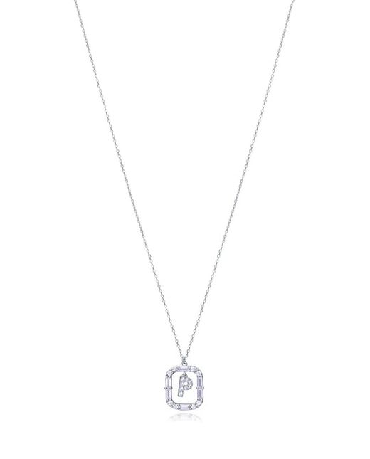 Colgante Plata Viceroy Mujer 13181C000-30P Letra P Con Circonitas