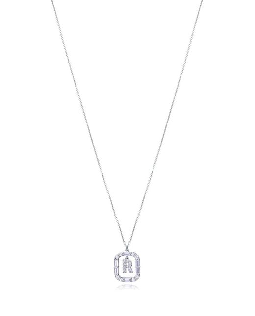 Colgante Plata Viceroy Mujer 13181C000-30R Letra R Con Circonitas