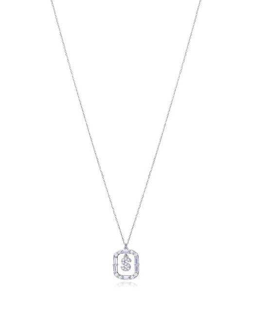 Colgante Plata Viceroy Mujer 13181C000-30S Letra S Con Circonitas