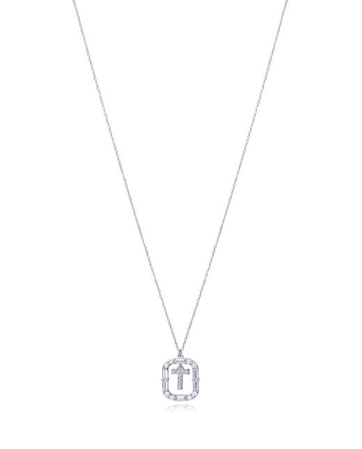 Colgante Plata Viceroy Mujer 13181C000-30T Letra T Con Circonitas