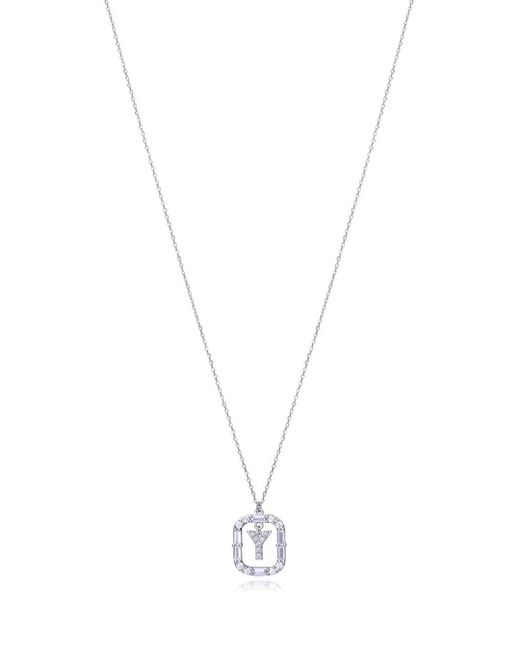Colgante Plata Viceroy Mujer 13181C000-30Y Letra Y Con Circonitas