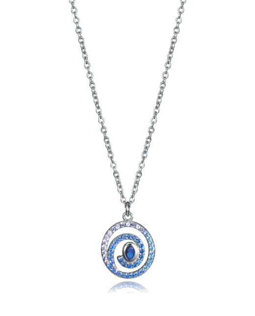Colgante Plata Viceroy Mujer 9166C000-30 Espiral C. Circonitas Blancas Bicolor Azul