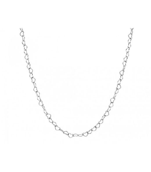 Liska Women's Steel Pendant 40+5cm CH050CL Heart Chain