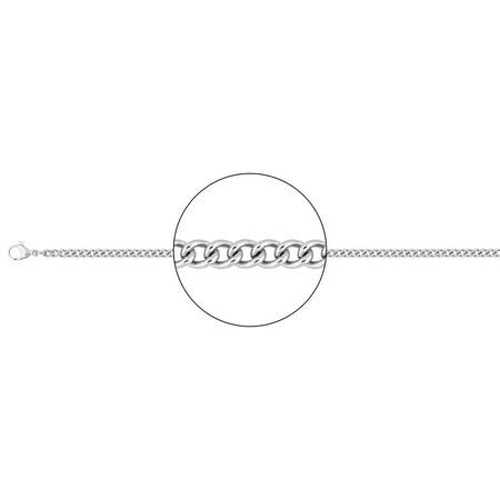Colar de aço com elos Goumette Argyor-MRM (AC)431052C