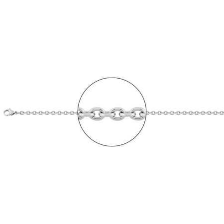 Collier en acier à maillons Goumette Argyor-MRM (AC)431062C