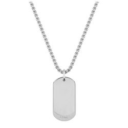 Collar Acero Argyor-MRM  (AC)432081 Cadena con Placa
