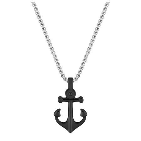 Argyor-MRM (AC)432089 Steel Necklace Chain with Anchor